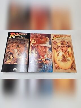 The Indiana Jones Trilogy  VHS Tapes 1991
